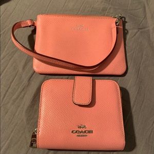 Coach Wristlet and wallet